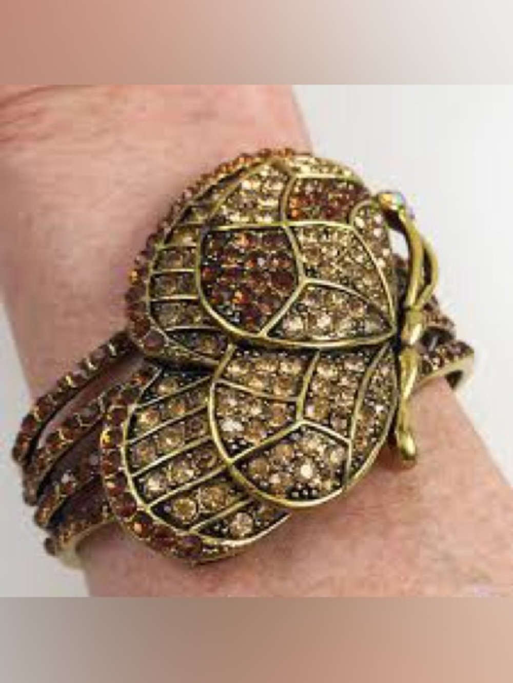 Heidi Daus Butterfly Watch Rhinestones